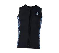 wisoolkic Wetsuit Top 3mm Wetsuit Top Vest Thermal Mens Wetsuits Front Zip Water Sports Activities Enhancing Overall User Experience. Neoprene Diving Vest Is Various Water, Black, XXL