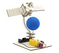 wisoolkic Wooden Science Experiment Kids DIY Set Smooth Craft Materials Easy Assembly And Durable For Long Lasting Direct Assembly Wooden Educational Toys Learning Teaching Set