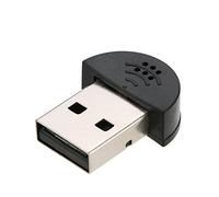 Wisoqu The Smallest USB Microphone, Plug and Play, Noise Cancelling, 360° Sound, Ultracompact. Compatible with Mac, with USB 2.0 Mini Microphone