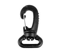 Wisport buckle clip hook 20 mm 5 pcs. - Black