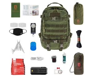 Wisport Sparrow II Bug Out Bag Olive Green 30 l - with equipment