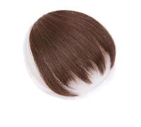 Wispy Bangs Qi Liu Hai Wig Piece For Women, Short And Natural Face Framing(Bruin)