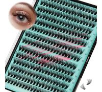 Wispy Cluster Eyelashes - 280 Pieces, 60D Natural False Eyelashes for DIY Extension, Soft Cluster Extension for Home