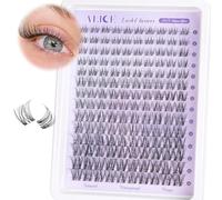 Wispy Cluster Lashes Natural Lash Extensions Waterproof 8-16mm Clear Band Cluster Eyelash Extension C Curl Individual Lashes Cluster Eyelashes by ALICE