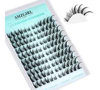 Wispy Eyelash Extensions, Natural Clusters, Lashes, Eyelash Extensions, Left and Right, Cat Eye, 120 Pieces, Volume Eyelash Clusters, DIY Individual Eyelash Clusters for Eyelashes, Beginners (Aurora