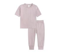 WISREMT Girls Boys Pyjama Set Summer Clothes Sets Short Sleeve Top and Trousers Kids Plain Nightwear Pajama for Baby Toddler Teens Lounge Wear Pjs Sleepwear 1 2 3 4 5 6 7 8 9 10 11 12 13 Years
