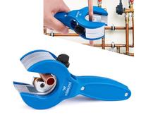 WISSCOOL Ratcheting Tubing Cutter, Tubing Cutter 5/16" to 1-1/8", 2 in 1 Close Quarters Tube Compact Cutter, Ratcheting PVC Cutter 1/4" to 9/8"