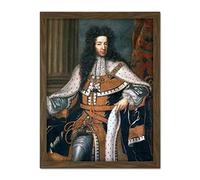 Wissing Portrait King William III England Orange Painting Large Framed Art Print Poster Wall Decor 18x24 in