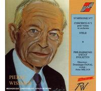 Wissmer, Pierre - Symphonie n°7 / Concerto pour violon & orchestre n°3