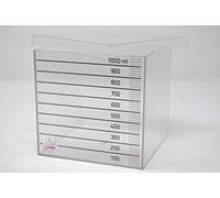 Wissner 1.0 liters RE-Plastic Active Learning Litre-Box with Lid, 10 x 10 x 10 cm, Made in Germany