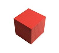 WISSNER active learning 1 Red Cube, Re-Plastic°, Packed In a Poly Bag