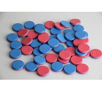 WISSNER active learning Counting Chips for students, 50 pieces, RE-Plastic°, in a poly bag
