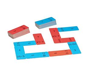 WISSNER® active learning - Domino Game Division in the 100 number range