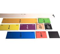 WISSNER active learning Magnetic Demonstration Linear Fraction Set, 51 Magnetic Pieces