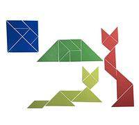 WISSNER active learning Magnetic Set of Trangrams, 28 pieces, MAG-Pap°, in a cardboard box