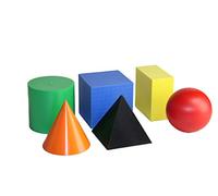 WISSNER active learning Set of 6 Geo-Solids In A Box, 10 cm, Coloured, Re-Plastic°