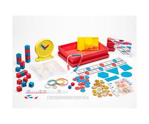 Wissner aktiv lernen Math Box for Reception to Year 2 Primary School - Start of school, KS1, primary school, learning maths, Red/Blue