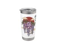 Wisteria Flower Japanese Stainless Steel Insulated Tumbler
