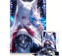Wisteria Fox Anime Adult Jigsaw1000 Pieces Clear Thinking Restful Escape Precise Edges (38x26cm)