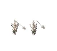 Wisteria Lilac Flower Drop Earrings