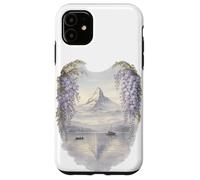 Wisteria Serenity and Distant Mountains Case for iPhone 11