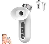 Wistie Dry Eye Steamer, Handheld Eye Moisturizer with Cold and Hot Compress Modes, 6 Soothing Modes & 3 Adjust Temperature, Portable Rechargeable Eyes Steam for Dry Eyes, Puffiness (1 Set)