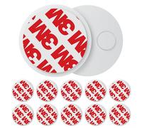 Wisualarm Magnetic Adhesive Pad for Smoke Alarm Mounting, Maganetic Attachment for Smoke Detector, No Drilling Installation (10 PCS)