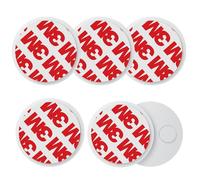 Wisualarm Magnetic Adhesive Pad for Smoke Alarm Mounting, Maganetic Attachment for Smoke Detector, No Drilling Installation (5 PCS)