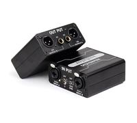 WisWinDa Pro GX200S 2Channels XLR/TS/TRS Passive Hum Eliminator Direct Box for Audio Equipments Ground Loop Isolator Noise Filter for Different Audio Systems Using Situations