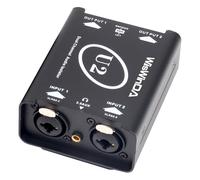 WisWinDa U2 Pro XLR/1/4inch/AUX HiFi Stereo Version Audio Isolation Box Ground Loop Isolator/Noise Filter/Hum Eliminator for Audio System Eliminate Hum&Buzzing Noise (Pro U2-XLR/AUX/TS/TRS)