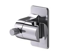 Wisylizv Adjustable Shower Head - For Shower Head Swivel Without Drilling | Wall Mounted Shower Head | Handheld Wand Holder for Wall Mount and Accessory for the Mount