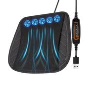 Wisylizv Cooling Car Seat Cushion - Seat Cover with Cooling Function and Ventilation - 3 Levels Ergonomic Support for Drivers Back Sitting Travel Seniors Boat Wheelchair Truck