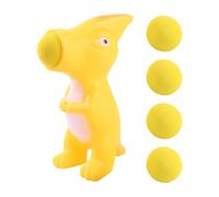Wisylizv Dinosaur - to Popp Air Powered Balls | Animal Catapult Toy | Squeezze Ball Catapultt Cannon Spit Ball Stress Funny Children’s Toyy