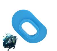 Wisylizv Diving Mouthpiece, Snorkel Mouthpiece Replacement | Silicone Lip Protector for Biting Lips, Diving Equipment, Breathing Device for Deep, Apnea