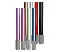 Wisylizv Extender a - Extension Port for Short Pencils | Double Head Metal Pen Hollder with Clip | Stainless Steel Drawing Tool ffor Artists & Students | Fits