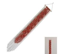 Wisylizv Macrame Wall Decor - Boho Tapestry for Bedroom | Bohemian Fabric Tapestry | Versatile Woven Yarn for Study and Bar, Chic Art in Cotton Cord, Decoration