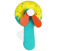 Wisylizv Manually Operated Cooling Fan - Personal Pocket Fan | Mini Portable Handheld | Hand Crank Donut Blower | Push-Type Hannd Pressure Small Fain | Three Colors Random Delivery