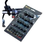 Wisylizv Motorcycle Nut Cover Decorative Cover for 5 Colors Engine Nuts Bolts 30pcs/Set Screw Nut Bolt Cover Test Engine Bolt Cover