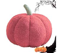 Wisylizv Pumpkin Cushion Pumpkin Shaped Plush Cushion for Halloween Cute Decorative Cushion as Thanksgiving Decoration for Living Room Sofa Country House Style and Scary Corner