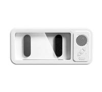 Wisylizv Shower Mobile Holder | 360 Degree Rotating Case and Speaker, Phone Case in the Shower | for Improved Sound in Bathroom Mirror Bathtub Wall Car Dashboard Grille