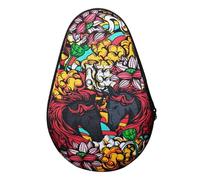 Wisylizv Table Tennis Racket Cover-1 Piece Racket Bag with Space for 2 Rackets and 6 Balls | Organizer 29cm Made Of Compact Material Tournament School In