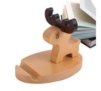 Wisylizv Tablet Bureau - De Téléphone Portable En Bois Universel | De Bureau Artisanal Créatif | Rack En Bois Léger Pour Streaming Vidéo, Appels Et Visionnage