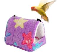 Wisylizv Winter Warm House Hammock for Parrots | Nesting House for Winter | Comfortable Retractable Cotton Hut for Small Animals: Squirrel, PE