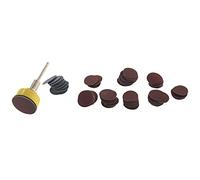 Wisyurt 1 Inch 100 Pcs Sanding Discs Pad Kit Round Sandpaper Hook Loop Sander Backer