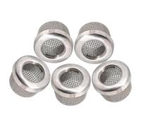 Wisyurt 5pcs Stainless Steel Pump Inlet Strainer Screen Filter for Airless Paint Sprayer Suction Hose,Replaces 181072 Filter