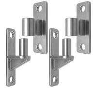 Wisyurt Gate Hinges, 304 Stainless Steel Gate Hinge, One-Piece Heavy Duty 5/8 Inch Pin,for Farm Gates,Load-Bearing Up to 600 Lbs
