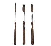 Wisyurt Long Liner Script Scroll Rigger Pinstripe Brush Kit,3 Pieces Professional Striping Brushes