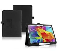 WiTa-Store Cover Case for Samsung GALAXY Tab 4 10.1 Inch SM-T530 T531 T533 T535 Smart Cover Slim Case Stand Flip Screen Protector (Black) NEW
