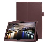 WiTa-Store Protective Case for Huawei MediaPad T3 10 Stand Case 9.6 Inch Imitation Leather + Free Stylus Touch Pen brown brown