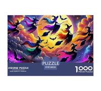 Witch 1000 Piece Jigsaw Puzzle - For Adults And Kids - Mystic Magic Includes Whimsies, Unique, Family Activity 38x26cm/1000pcs